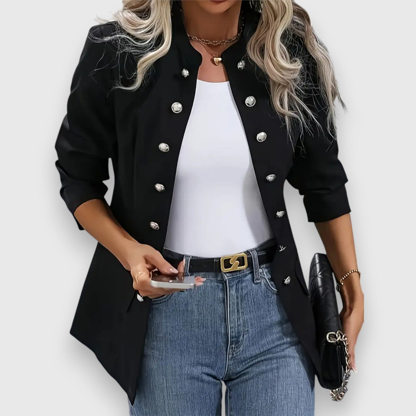 Johanne | Military-Inspired Blazer