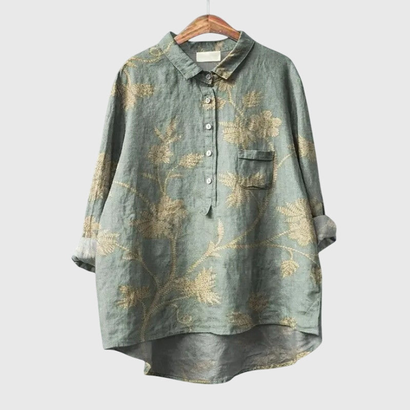 Jane  | Colorful Floral Blouse