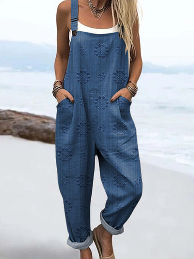 Morticia | Relaxed Pattern Jumpsuit