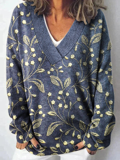 Natalie | Elegant Bloom Sweater