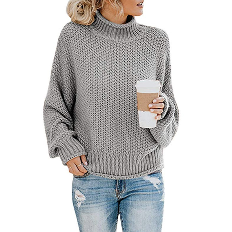 Savannah | Classic Knit Mock Neck Sweater