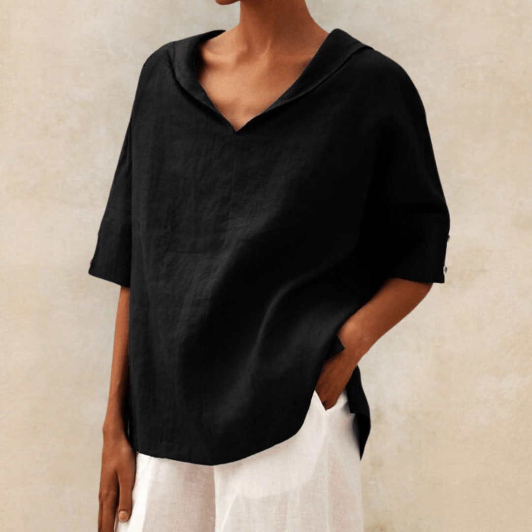 Arianna | Relaxed V-Neck Blouse