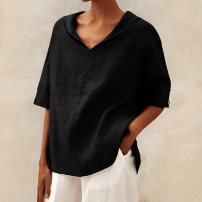 Arianna | Relaxed V-Neck Blouse