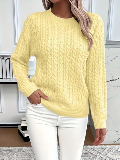 Abigail | Classic Cable Knit Sweater