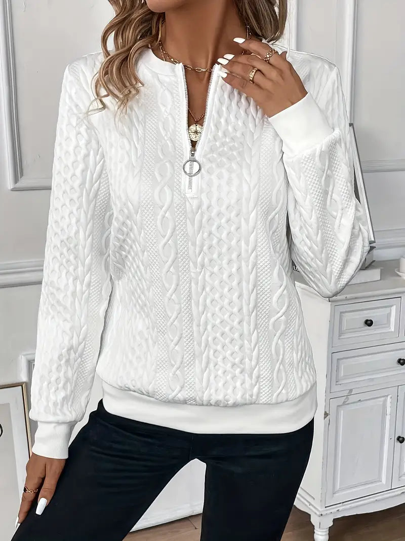 Whitney | Elegant Cable Sweater