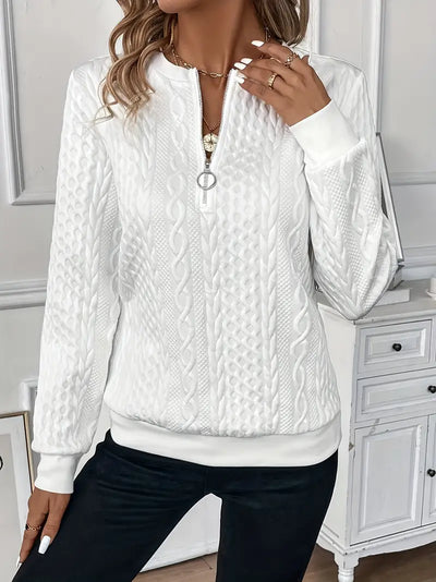 Whitney | Elegant Cable Sweater