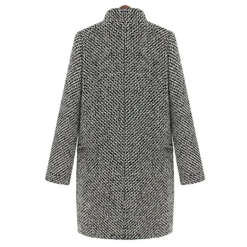 Nicolette | Classic Houndstooth Coat