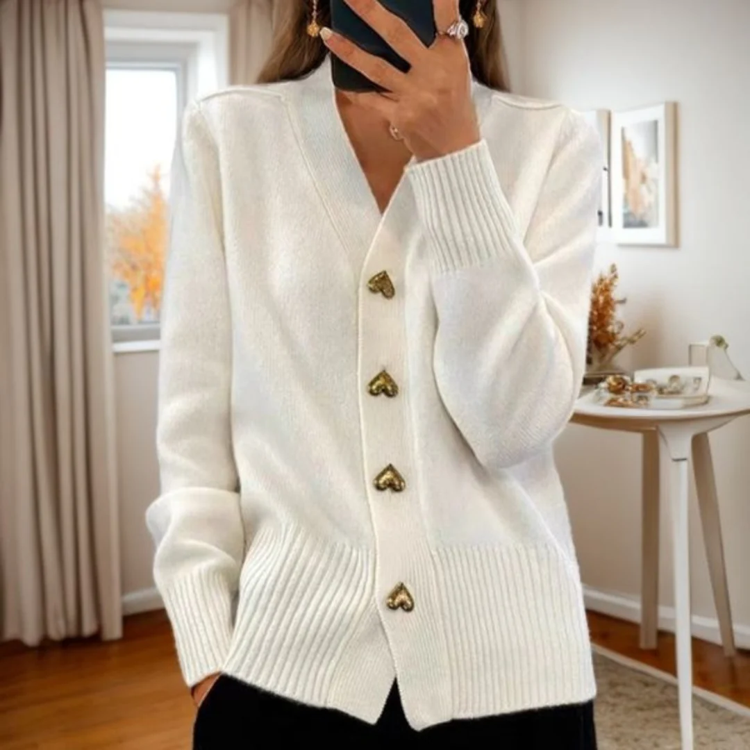 Charlene | Classic Button Cardigan