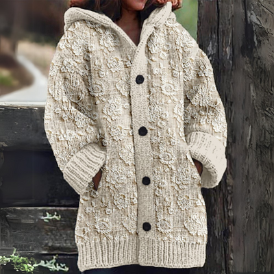Karlee | Multicolor Nordic Hooded Cardigan