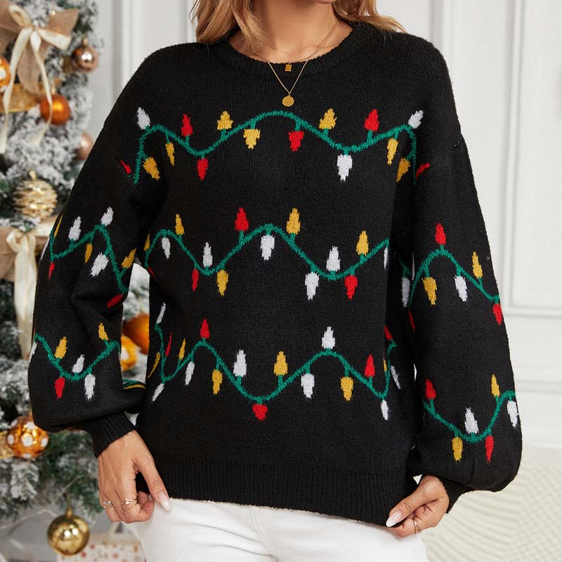 Holly | Twinkle Lights Sweater