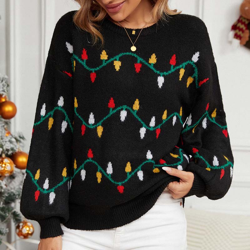 Holly | Twinkle Lights Sweater
