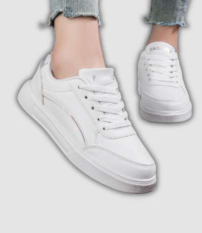Bria | Classic White Sneakers