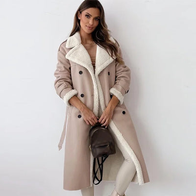 Meagan | Shearling Long Coat