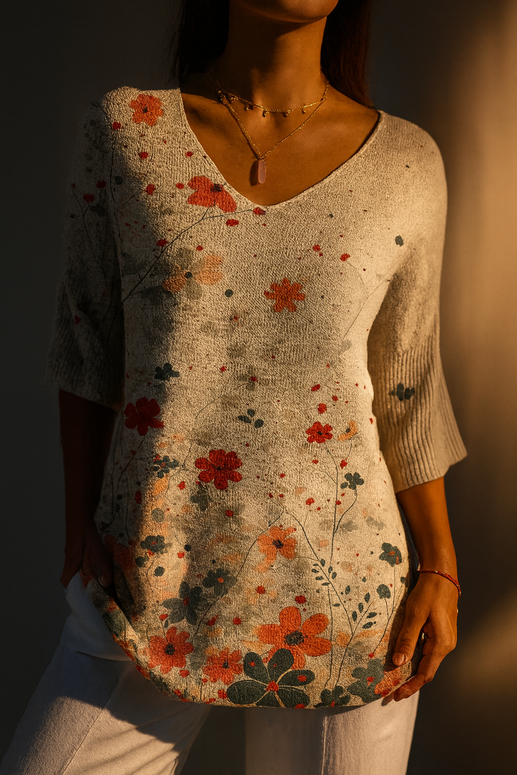 Riley | Autumn Petals Blouse