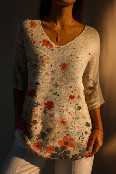 Riley | Autumn Petals Blouse