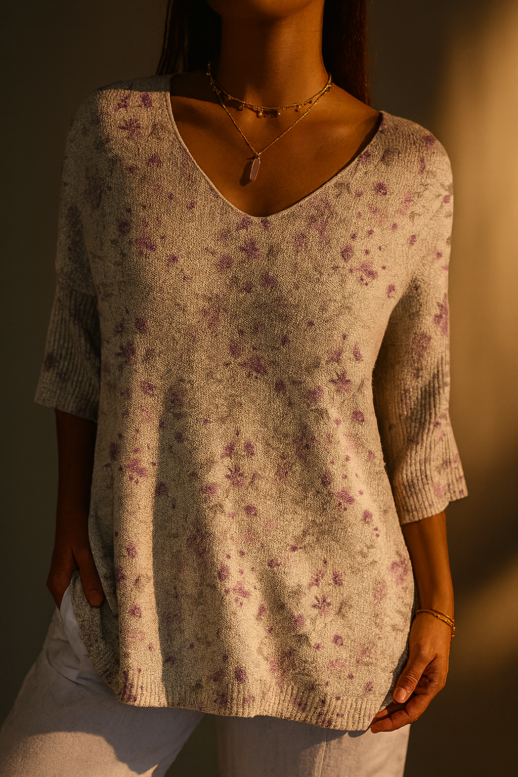 Jazmine | Lavender Whisper Blouse
