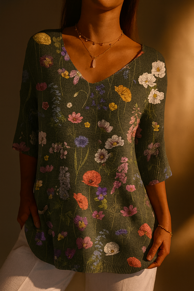 Yvonne | Wildflower Field Blouse