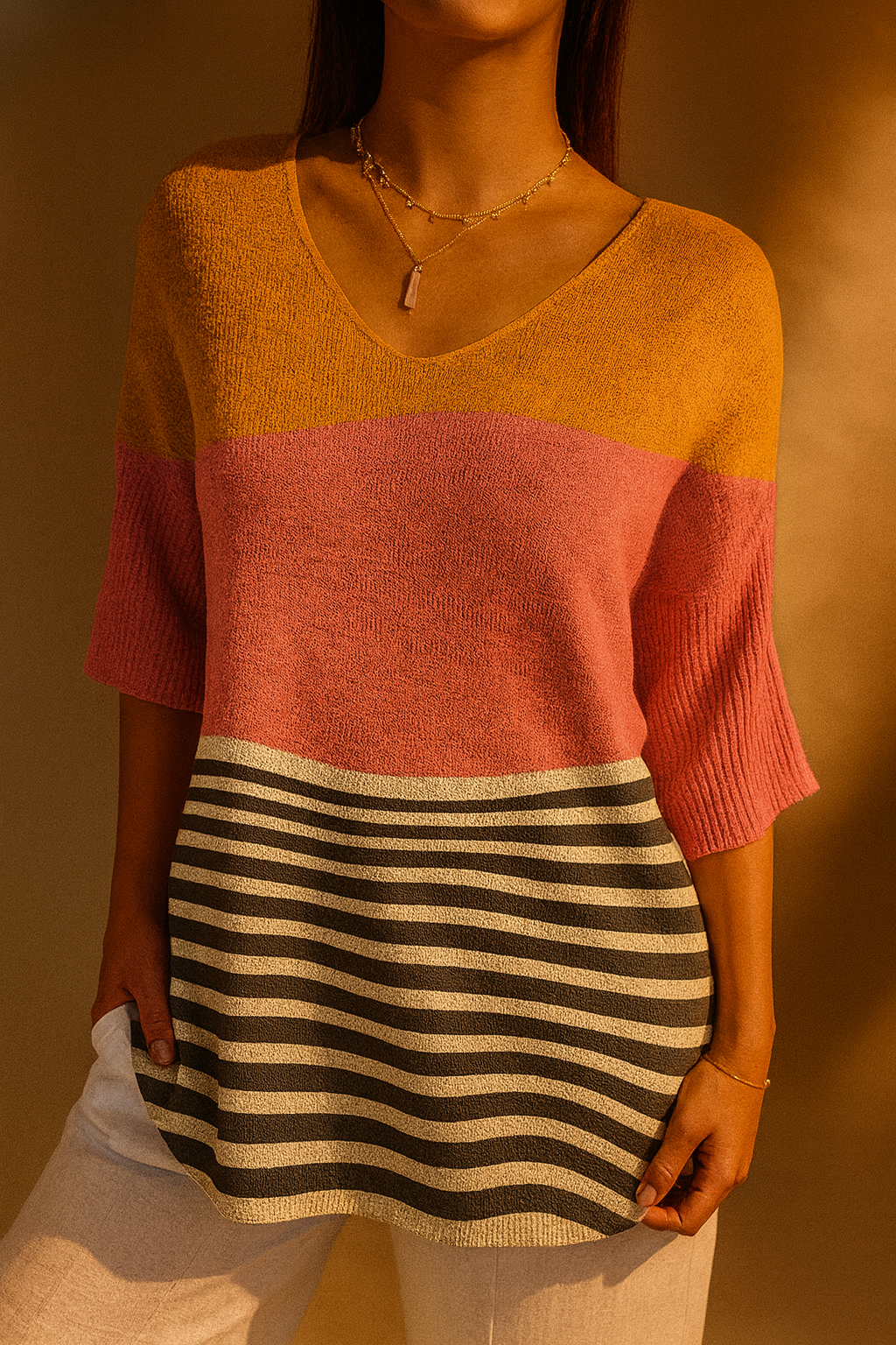 Denisse | Bold Stripes Blouse