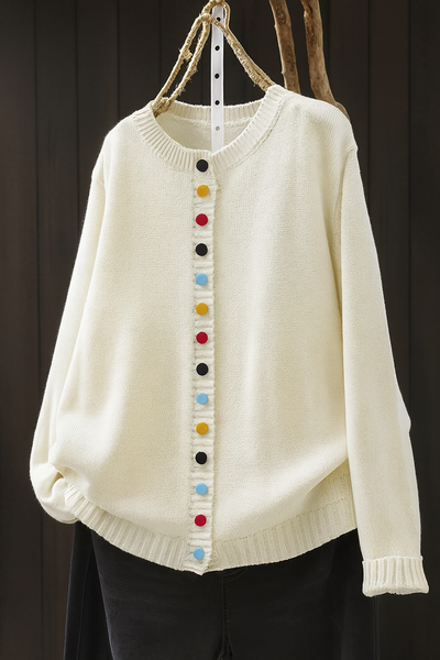 Elaine | Timeless Button Sweater