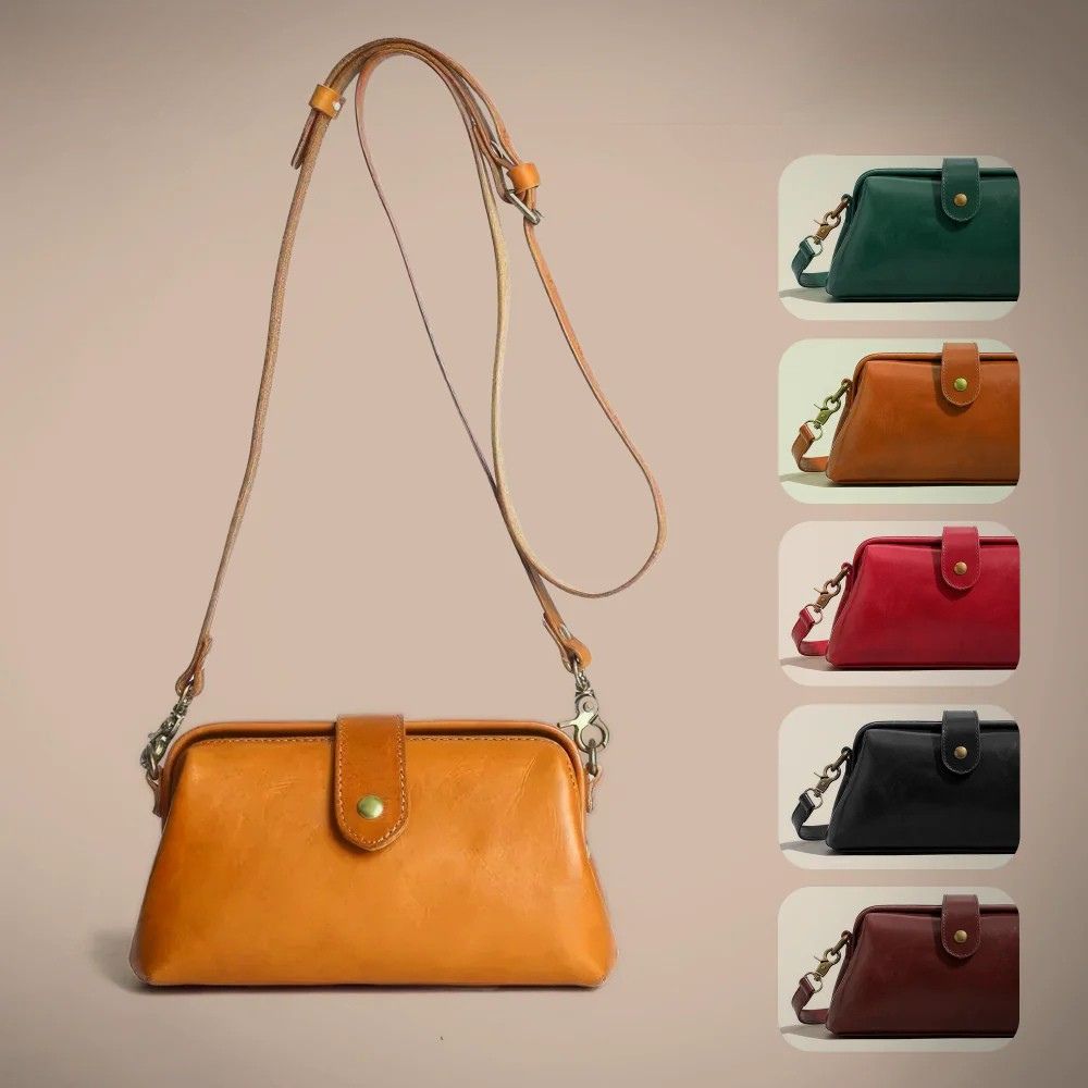 Bianca | Vintage Leather Crossbody Purse