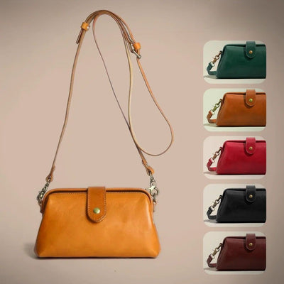 Bianca | Vintage Leather Crossbody Purse