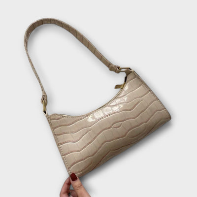 Bianca | Croco Chic Shoulder Bag