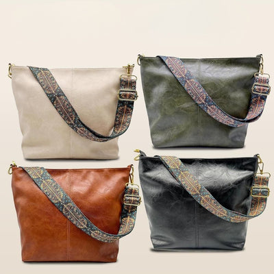 Amaya | Boho Leather Shoulder Bag