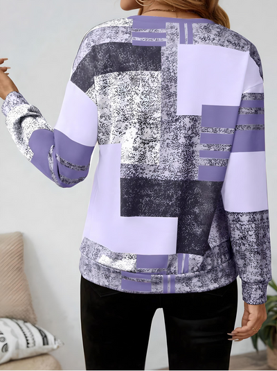 Melanie | Artistic Patchwork Sweater