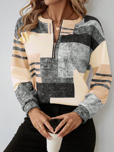 Melanie | Artistic Patchwork Sweater