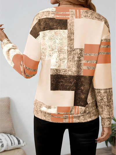 Melanie | Artistic Patchwork Sweater