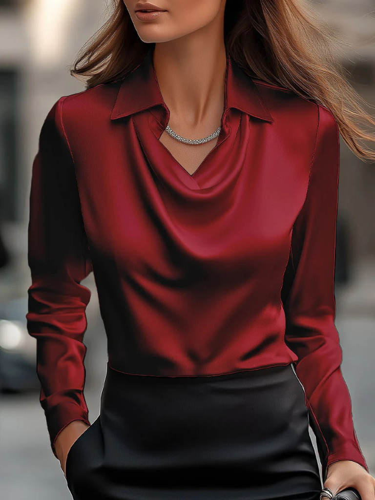 Althea | Satin Blouse