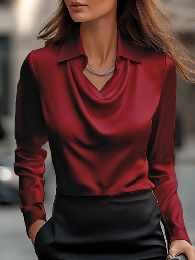 Althea | Satin Blouse