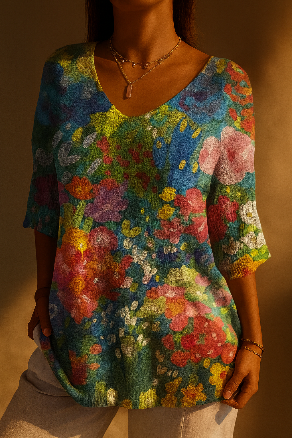 Annalise  | Color Meadow Blouse