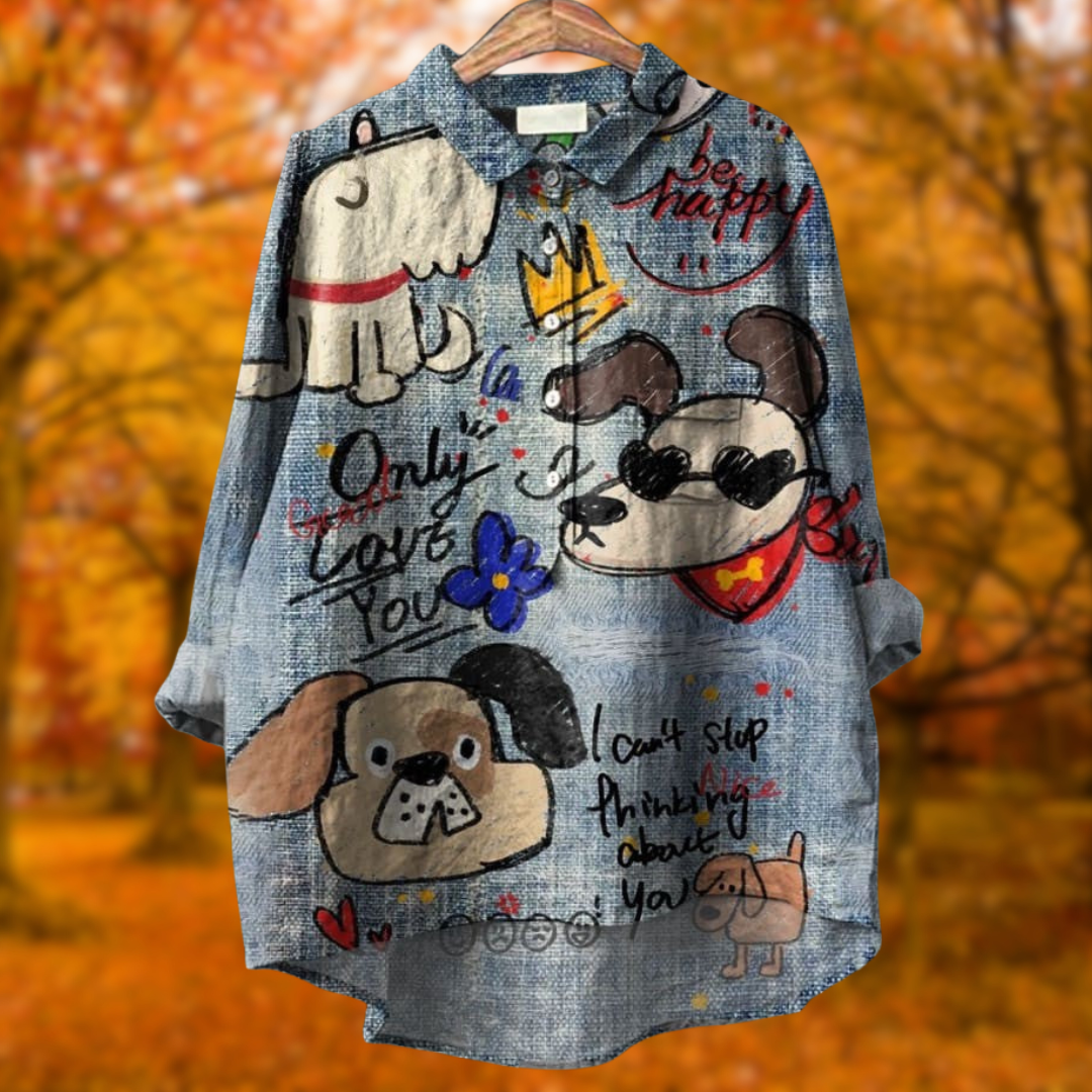 Mia | Loveable Dog Doodle Shirt