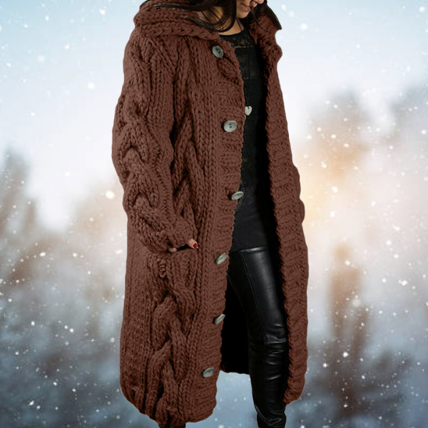 Colette | Chunky Knit Long Cardigan