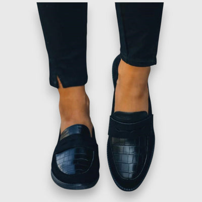 Darcy | Croco-detailed Loafers
