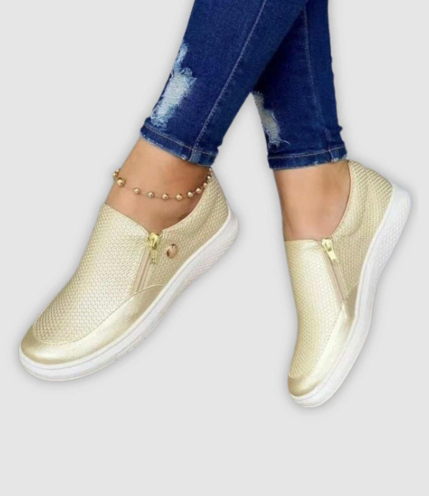 Macey | Zip Comfort Sneakers