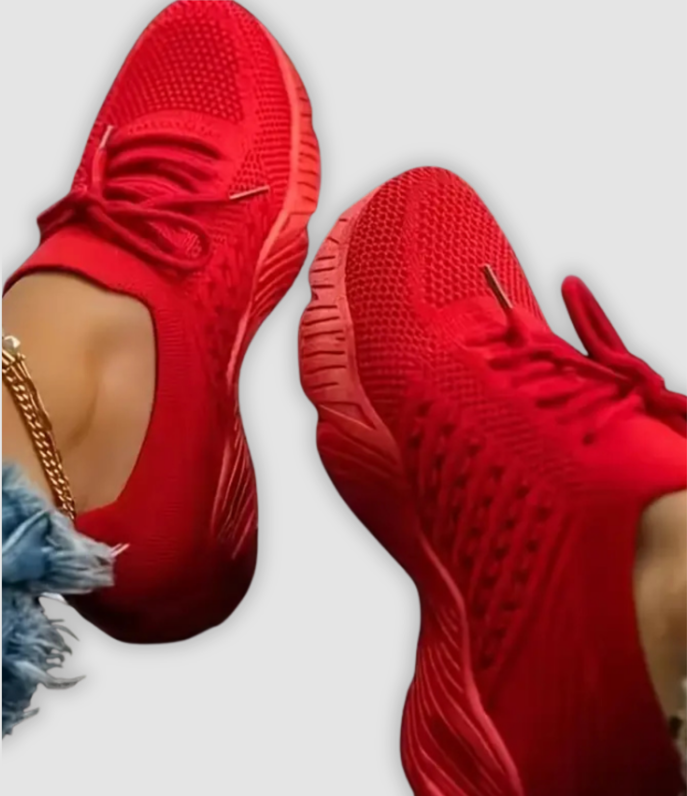 Henna | Scarlet Glide Sneakers