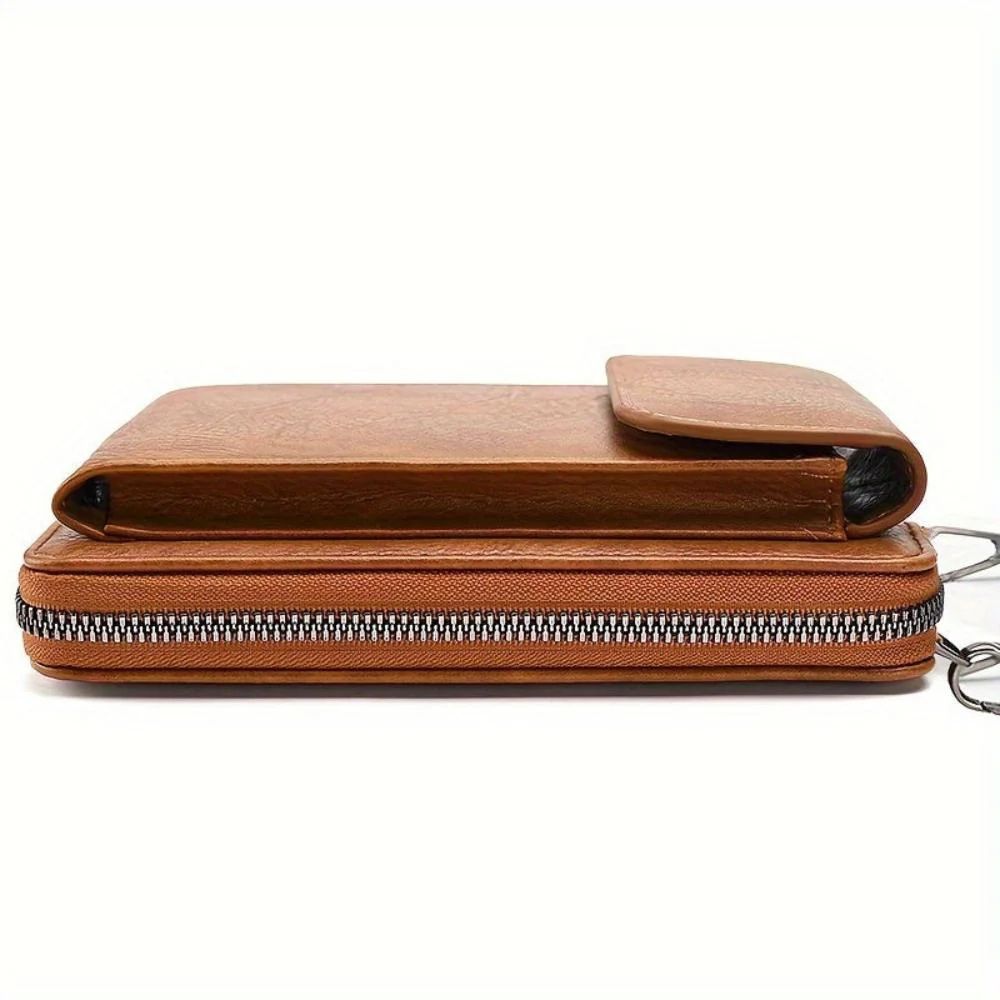 Hazel | Slim Leather Crossbody Bag