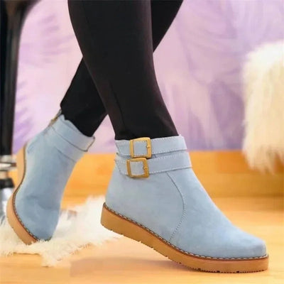 Irene | Cozy Buckle Boots
