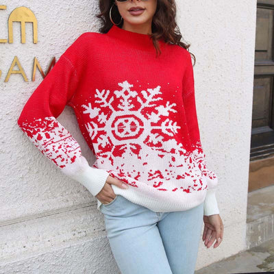 Roxie | Snowflake Glow Sweater