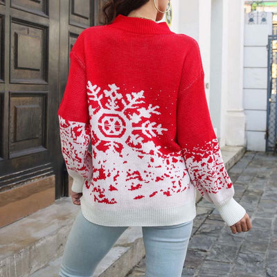 Roxie | Snowflake Glow Sweater