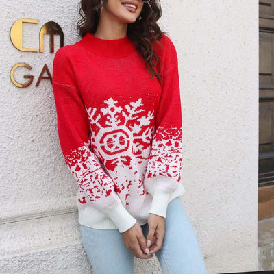 Roxie | Snowflake Glow Sweater