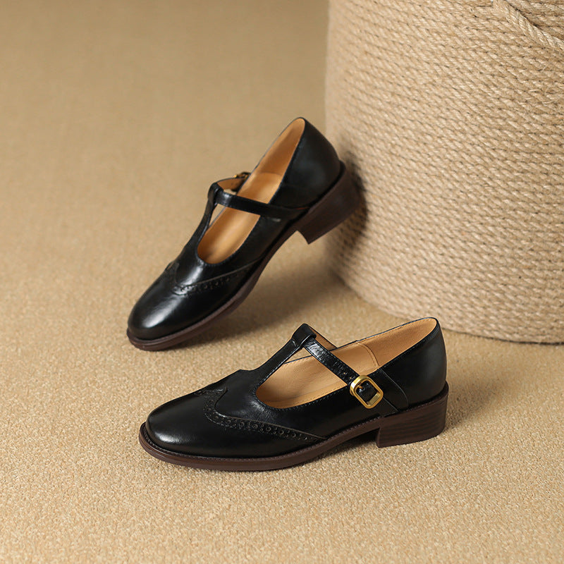 Isabelle | Vintage Wingtip Flats