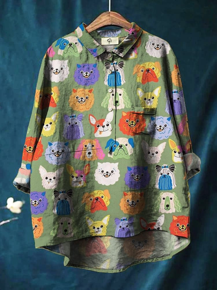 Heather | Playful Paws Blouse