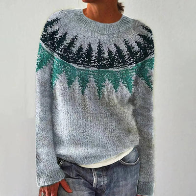 Thyra | Forest Sunset Sweater