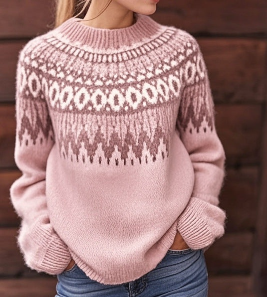 Charlotte | Frosted Rose Sweater