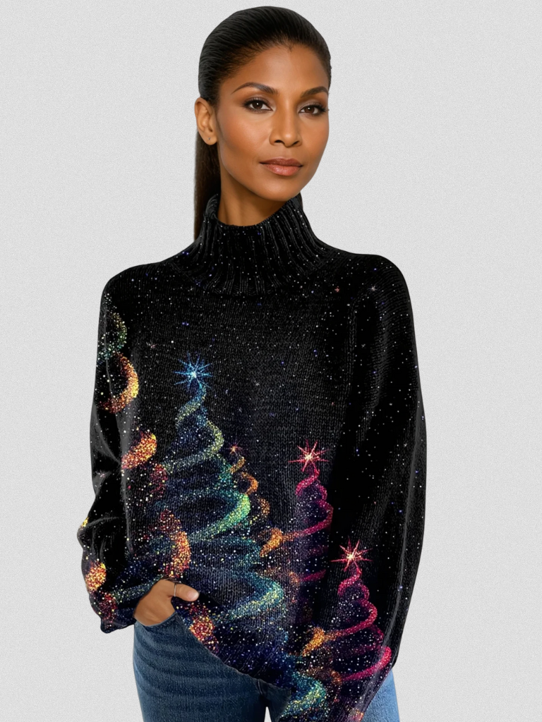 Noelle | Starlit Trees Sweater