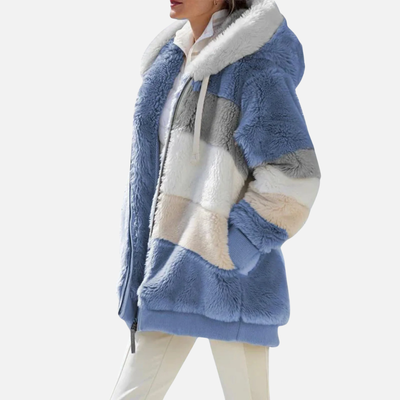 Maribelle | Cozy Patchwork Sherpa Jacket