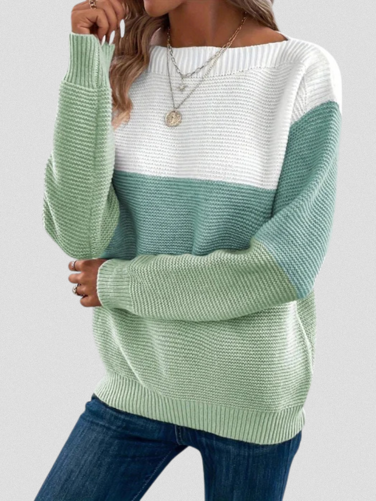 Roxanne | Color Block Sweater